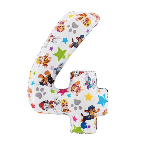 Paw Patrol Zahl - 4